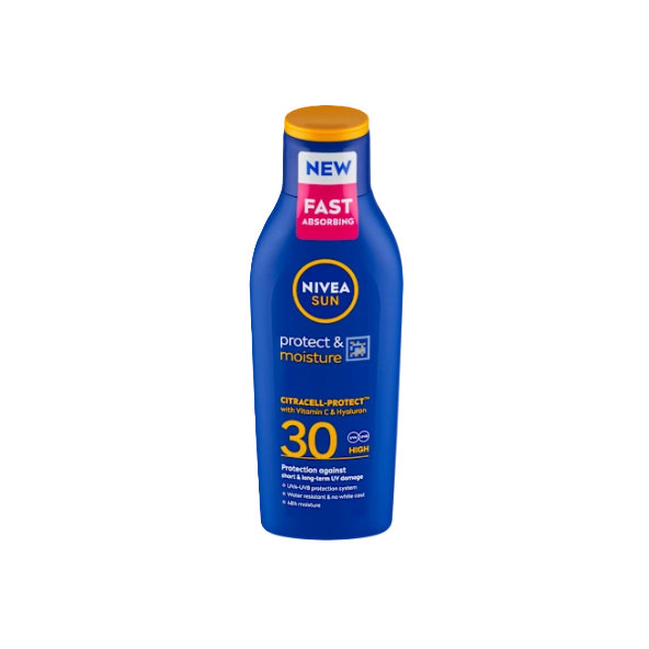 NIVEA Protect & Moisture Mlieko na opaľovanie SPF 30 200 ml