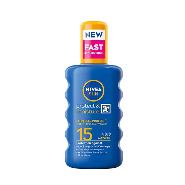 NIVEA Sun OF15 Sprej na opaľovanie 200 ml