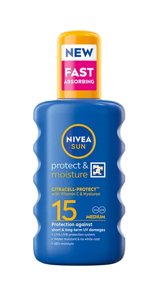 NIVEA Sun Sprej na opaľovanie OF15