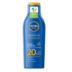 NIVEA Sun hydratačné mlieko na opaľovanie OF 20 200ml