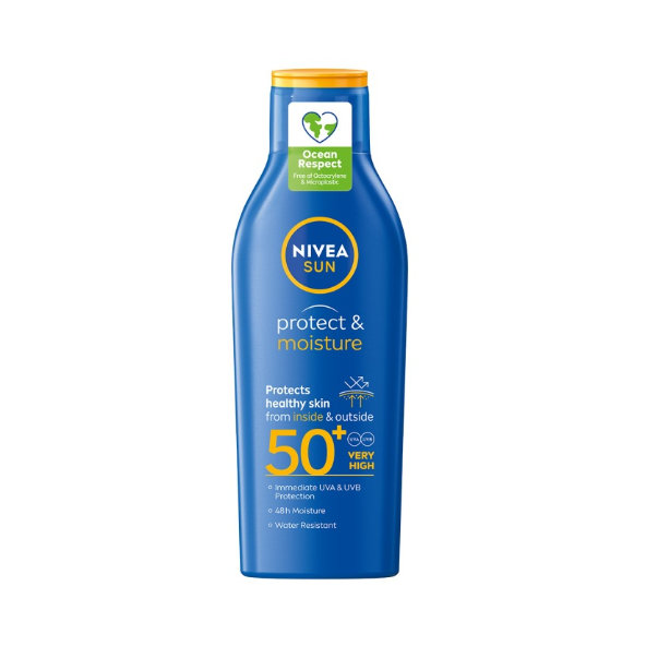 NIVEA Sun hydratačné mlieko na opaľovanie OF 50+  200ml