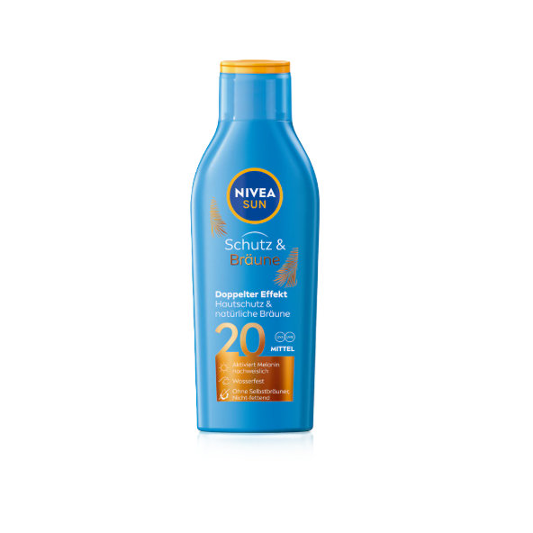 NIVEA Sun mlieko na opaľovanie Protect & Bronze OF 20 200ml