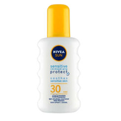 NIVEA Sun sprej na opaľovanie Sensitive OF 30 200ml
