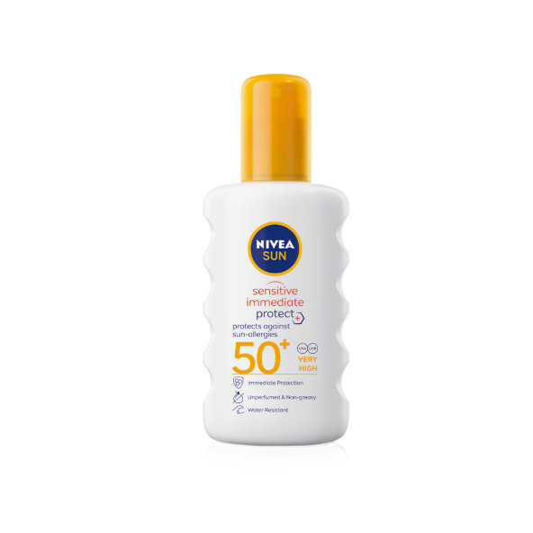 NIVEA Sun sprej na opaľovanie Sensitive OF 50+ 200ml