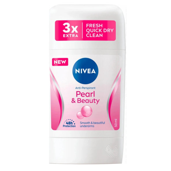 NIVEA Tuhý antiperspirant Pearl & Beauty 50 ml