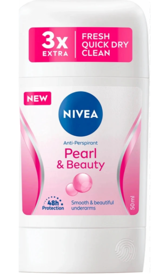 NIVEA Tuhý antiperspirant Pearl & Beauty 50 ml