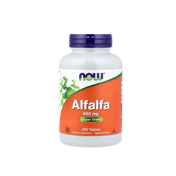 NOW FOODS Alfalfa 650mg 250 tabliet
