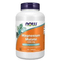 NOW FOODS Magnézium Malát 1000mg 180 tabliet