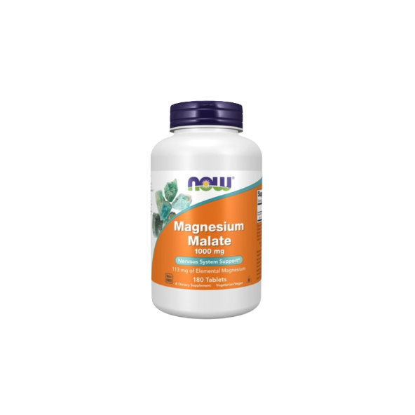NOW FOODS Magnézium Malát 1000mg 180 tabliet