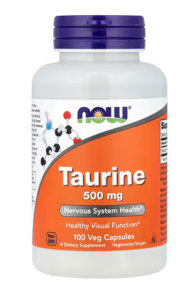 NOW FOODS Taurín 500mg 100 kapsúl