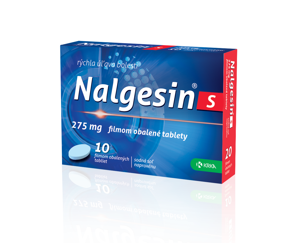 Nalgesin S na zmiernenie bolesti 10 tabliet