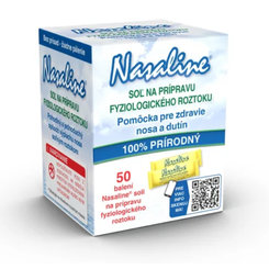 Nasaline Soľ na prípravu fyziologického roztoku vrecká 50x2,5 g