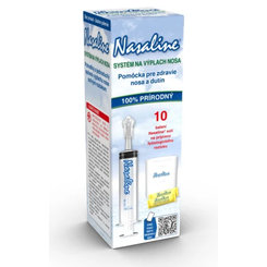 Nasaline Systém na výplach nosa striekačka + odmerka + 10 vreciek soli + cestovné puzdro 1 set