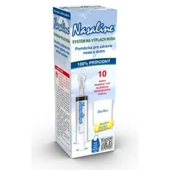 Nasaline Systém na výplach nosa striekačka + odmerka + 10 vreciek soli + cestovné puzdro 1 set