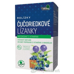 NaturProdukt ROLÍZKY Čučoriedkové Lízanky antioxidant s vitamínmi 4ks