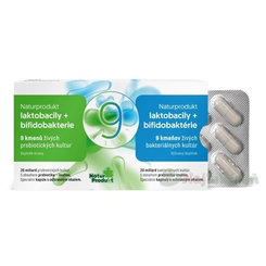 NaturProdukt laktobacily + bifidobaktérie cps (9 kmeňov, 20 miliárd) 15cps