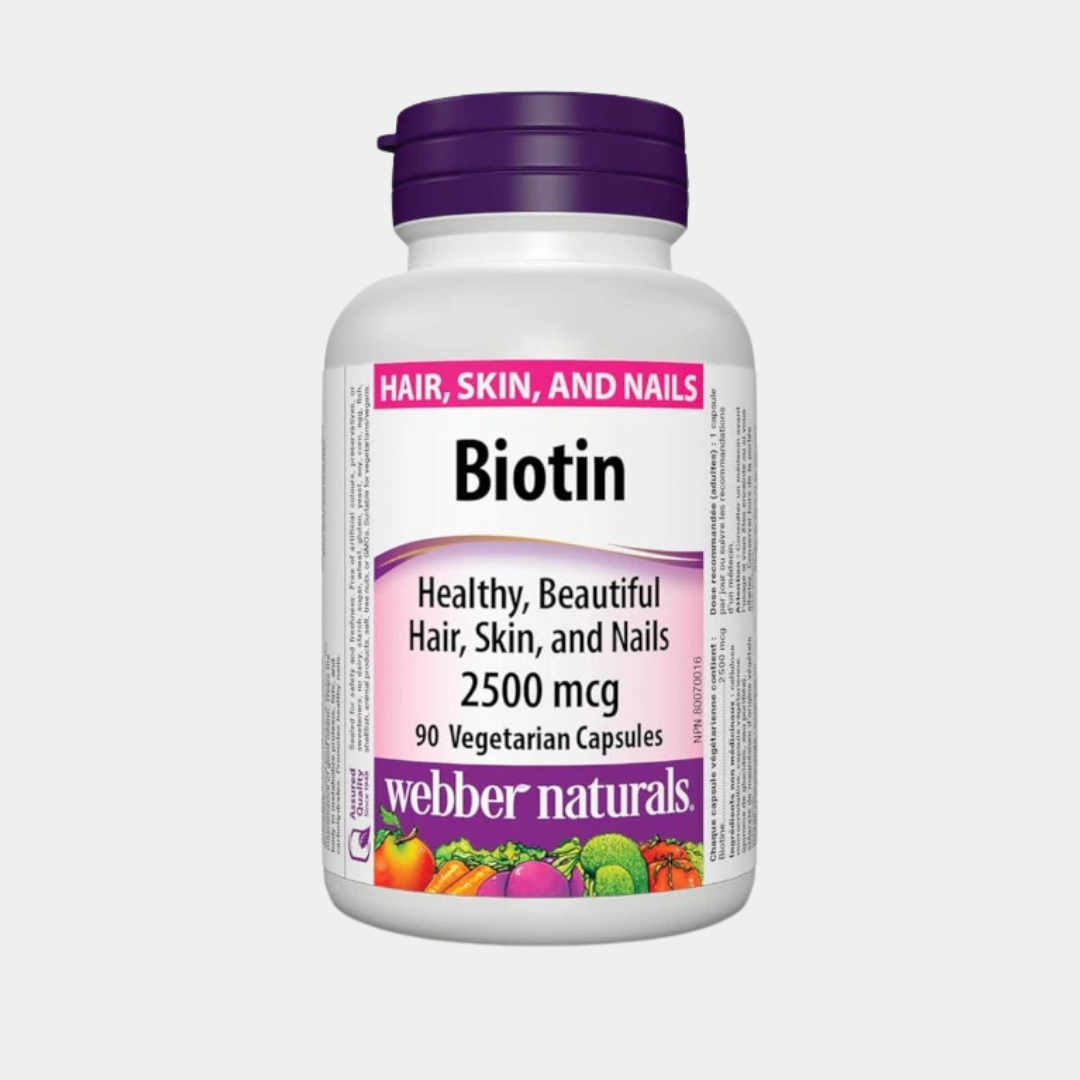 Webber Naturals Biotin 2500mcg 90 kapsúl