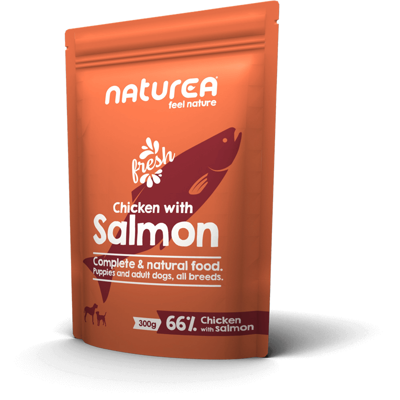 Naturea Chicken with salmon kapsička pre psy - kuracie s lososom 300 g