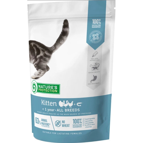 Natures Protection cat kitten poultry granule pre mačiatka 400 g