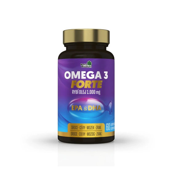NaturProdukt OMEGA 3 FORTE rybí olej 1000mg 60 kapsúl