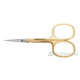 Nippes pozlátené nožničky na kožu zahnuté 9cm