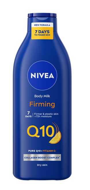Nivea Q10 Plus Firming spevňujúce telové mlieko na suchú pokožku 400 ml