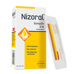 Nizoral šampón 2% 6x6 ml