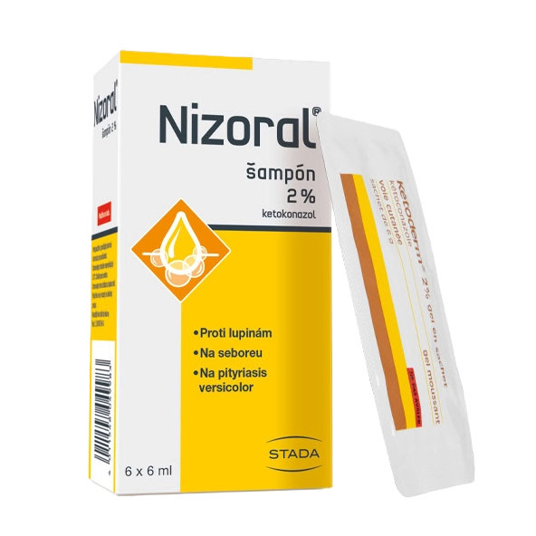 Nizoral šampón 2% 6x6 ml