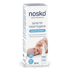 Nosko sprej na nosovú hygienu izotonická morská voda 30ml