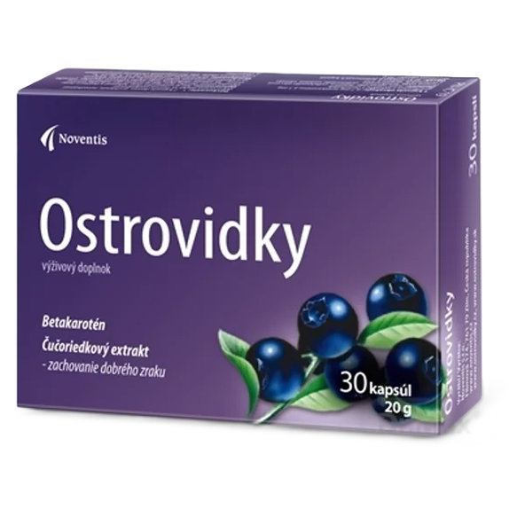 Noventis Ostrovidky 2x15 kapsúl (30 ks)