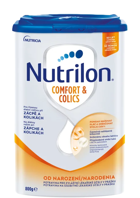 Nutrilon COMFORT & COLICS mliečna výživa od narodenia 800 g