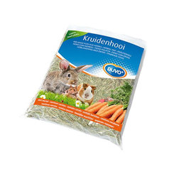 DUVO+ bylinkové seno s mrkvou pre králiky a hlodavce 500g