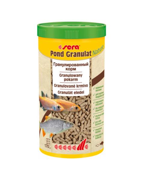 Sera Pond Granulat Nature krmivo pre jazierkové ryby 1000 ml