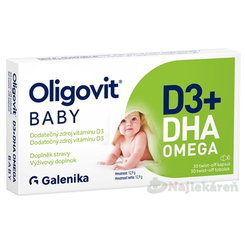 OLIGOVIT BABY D3 + DHA OMEGA pre deti a dojčatá 30cps