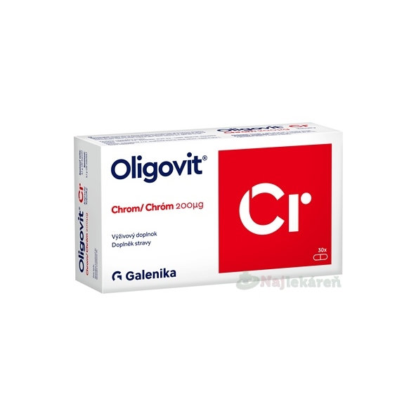 OLIGOVIT CHROM výživový doplnok 200mcg, 30cps