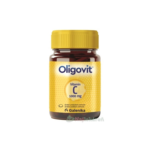 OLIGOVIT vitamín C s predĺženým uvoľňovaním 1000MG, 60tbl