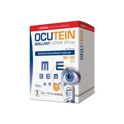 Ocutein Brillant Lutein 25mg - DA VINCI 90+30cps + darček