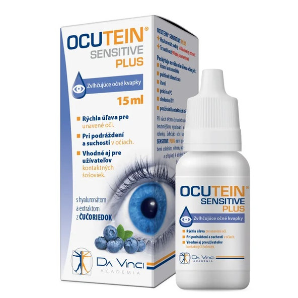 OCUTEIN SENSITIVE PLUS - DA VINCI očné kvapky 15ml