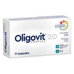 Oligovit 20 KOMPLEX 10 vitamínov a 10 minerálov 30ks