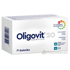 Oligovit 20 KOMPLEX 10 vitamínov a 10 minerálov 60ks