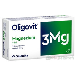 Oligovit 3 Mg (Magnézium + B6) výživový doplnok 30cps