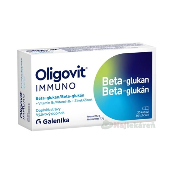 Oligovit IMMUNO Beta-glukán 30ks