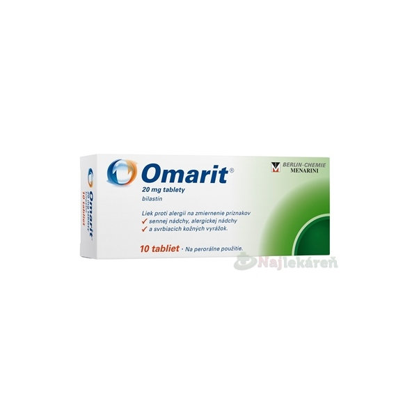 Omarit antihistaminikum tablety 10x20mg