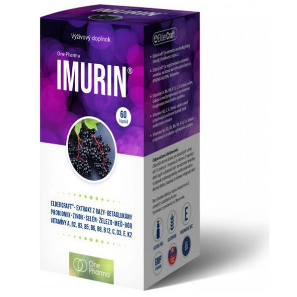 OnePharma IMURIN prevencia repiračných infekcií 60cps