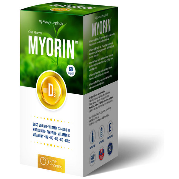 Onepharma MYORIN na podporu imunity a reguláciu hormonálnej činnosti 60cps