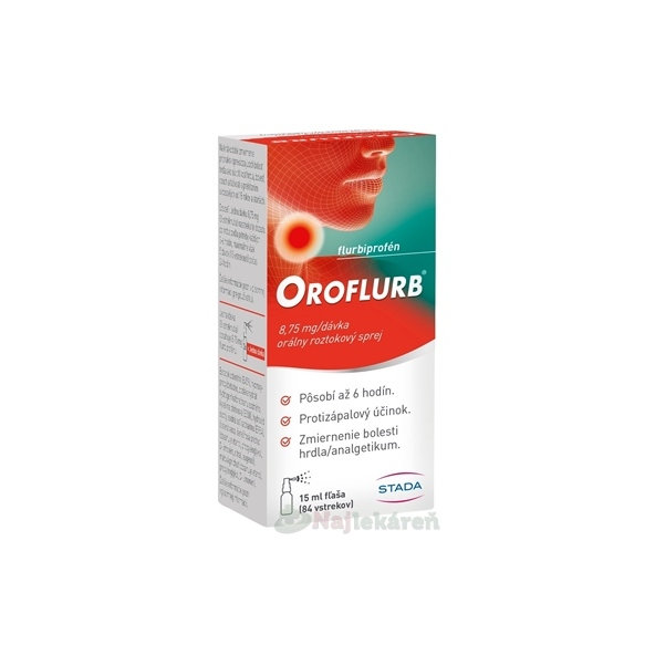 Oroflurb 84 vstrekov (fľaška HDPE s dáv.pumpou) 15ml