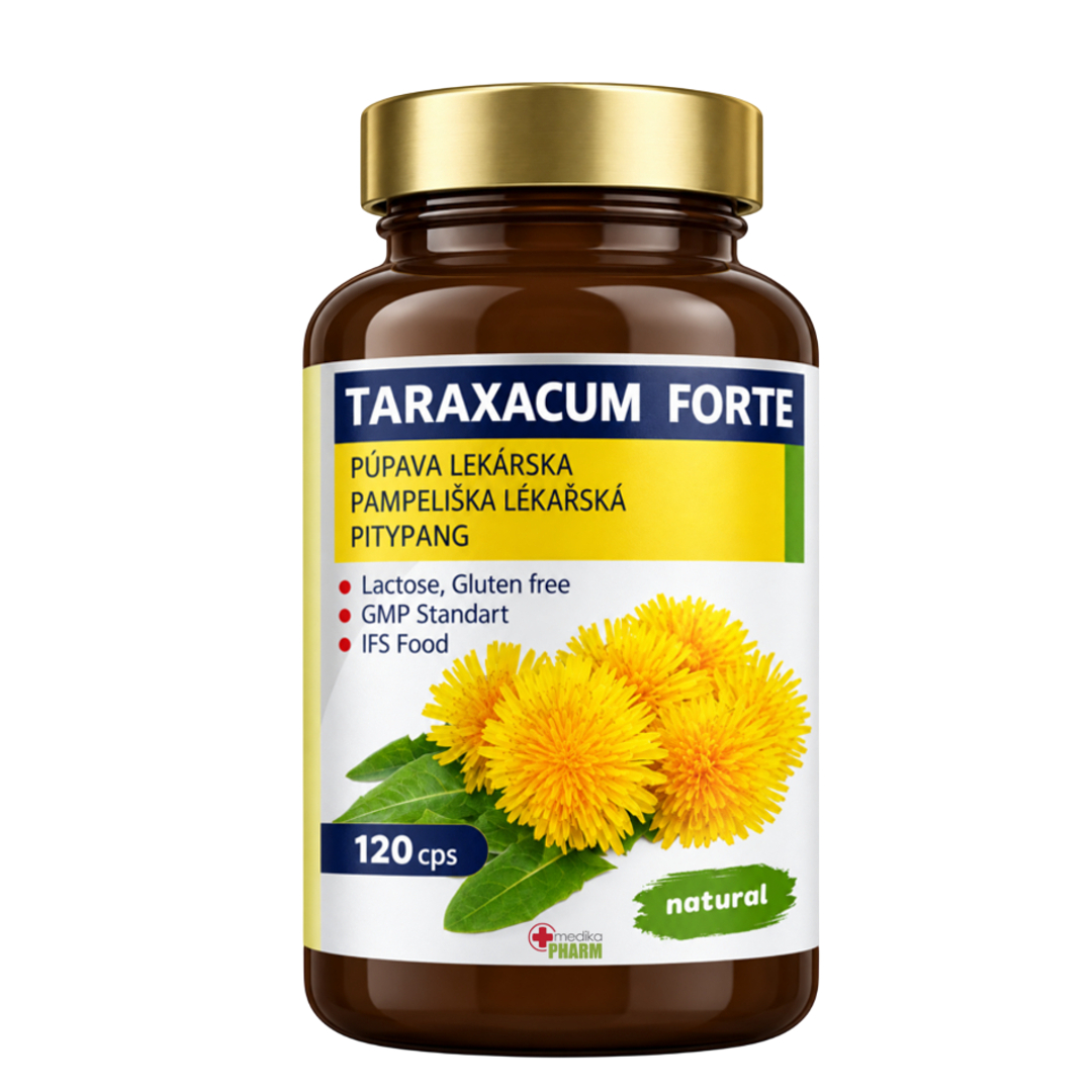 PÚPAVA lekárska TARAXACUM FORTE Pharmed New 120 kapsúl