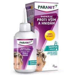 PARANIT Radikálny proti všiam a hnidám šampón 100ml + hrebeň, 1set