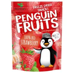 PENGUIN FRUITS Strawberry BIO mrazom sušená jahoda 10g