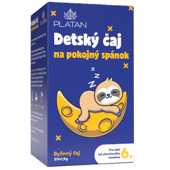 PLATAN Detský čaj na pokojný spánok 20×1,5g
